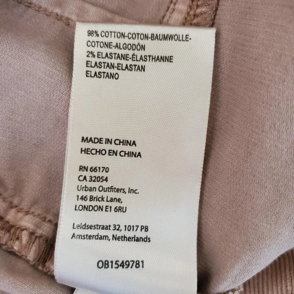 Free People Pants Jayde Women 29 Beige Corduroy Flare High Rise Boho‎ Festival
